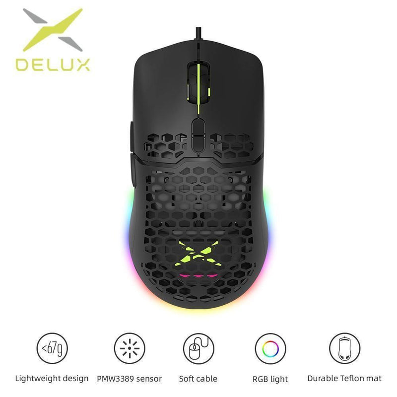 Delux M700 RGB Gaming - Loja Compre Mais