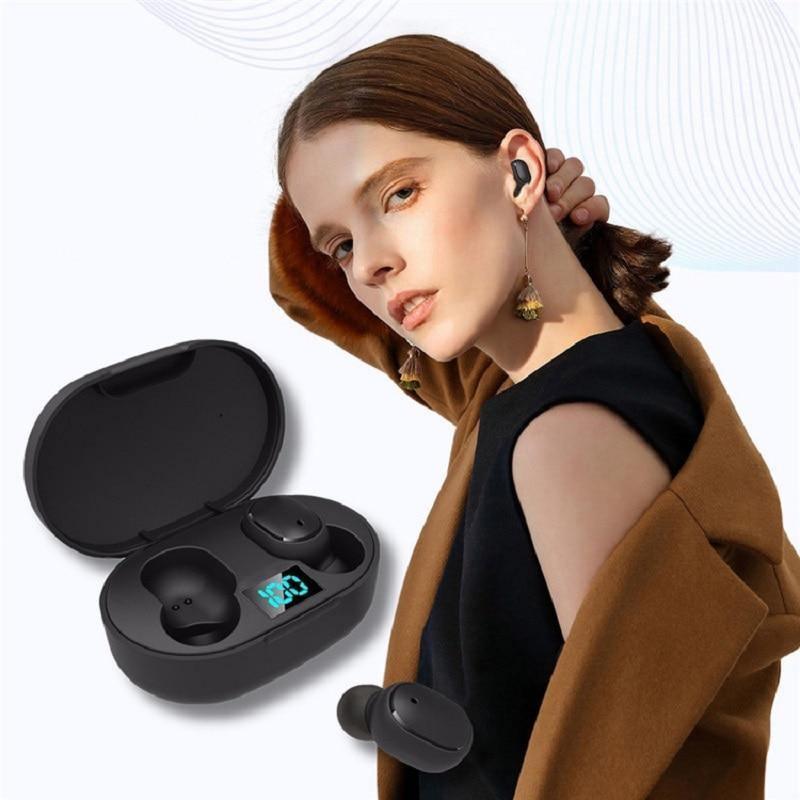 Fone de ouvido Bluetooth com visor digital inteligente - Loja Compre Mais